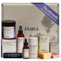 Conjunto de presentes de spa ZAAINA Relaxation Spa Kit para mulheres com vela