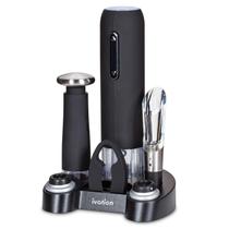 Conjunto de presentes de vinho Ivation Electric Opener Aerator Preserver