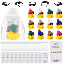 Conjunto de presentes Deekin Thank You 30 Mini Rubber Ducks com óculos