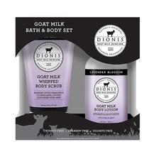 Conjunto de Presentes Dionis Goat Milk Skincare - Esfoliante Corporal de Lavanda