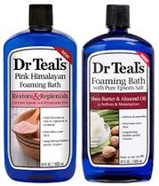 Conjunto de presentes Foaming Bath Dr Teal's Variety, 2x1L Restore & Soft