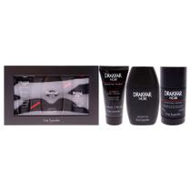 Conjunto de presentes Guy Laroche Drakkar Noir para homens EDT 100ml + desodorante e gel de banho