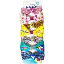 Conjunto de presentes Hair Bows LUV HER Baby Shark Kids, 7 unidades para meninas Conjunto de presentes Hair Bows LUV HER Baby Shark Kids, 7 unidades para meninas