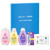 Conjunto de presentes Johnson's Baby Here Comes Baby com 5 itens