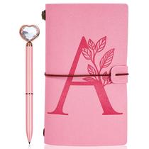 Conjunto de presentes Journal JEWPHX de couro rosa personalizado com caneta