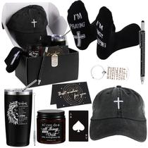 Conjunto de Presentes Kolewo4ever Christian - 9 Peças para Homens - Presente de Natal Conjunto de Presentes Kolewo4ever Christian - 9 Peças para Homens - Presente de Natal