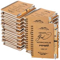 Conjunto de presentes Kosiz Christmas Christian 100 unidades com caderno e caneta