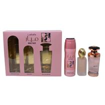 Conjunto de presentes Lattafa Mayar com aroma de almíscar e baunilha