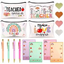 Conjunto de presentes MUKOSEL Teacher Appreciation, 16 unidades com bolsas de maquiagem