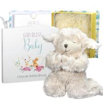 Conjunto de Presentes Musicais Tickle & Main - Cordeiro e Oração - Ideal para Batismo, Páscoa e Chá de Bebê Conjunto de Presentes Musicais Tickle & Main - Cordeiro e Oração - Ideal para Batismo, Páscoa e Chá de Bebê