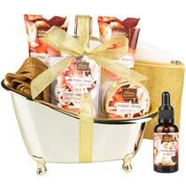 Conjunto de presentes para banho e corpo ArioseMonde com aroma de rosa fresca Conjunto de presentes para banho e corpo ArioseMonde com aroma de rosa fresca