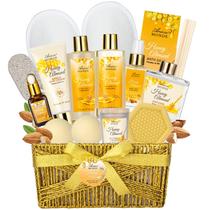 Conjunto de presentes para banho e corpo ArioseMonde Luxury Home Spa Honey Almond