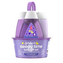 Conjunto de presentes para bebês Johnson's Sleepy Time Bedtime com 4 itens Conjunto de presentes para bebês Johnson's Sleepy Time Bedtime com 4 itens