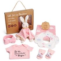 Conjunto de presentes para bebês Lictin para meninos e meninas com cobertor e cartões Milestone