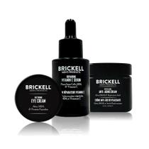 Conjunto de presentes para cuidados com a pele Brickell masculino antienvelhecimento com vitamina C