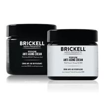 Conjunto de presentes para cuidados com a pele Brickell masculino antienvelhecimento diurno e noturno