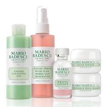 Conjunto de presentes para cuidados com a pele Mario Badescu Essentials, kit de 5 peças Conjunto de presentes para cuidados com a pele Mario Badescu Essentials, kit de 5 peças
