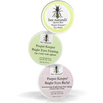 Conjunto de presentes para cuidados com os olhos Bee Naturals Peeper Keeper Trio Conjunto de presentes para cuidados com os olhos Bee Naturals Peeper Keeper Trio