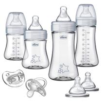 Conjunto de presentes para iniciantes com mamadeira Chicco Duo Newborn Hybrid Conjunto de presentes para iniciantes com mamadeira Chicco Duo Newborn Hybrid
