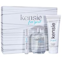 Conjunto de presentes Perfume Kensie Free Spirit, 3 peças