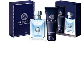 Conjunto de presentes Perfume Versace Signature para homens EDT 100ml + Shampoo