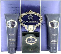 Conjunto de presentes Perfume Vicky Tiel 21 Bonaparte para mulheres