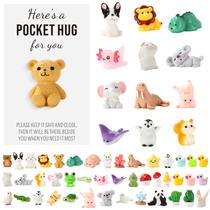 Conjunto de presentes Pocket Hug Token Wonderjune 40 Resin Animals