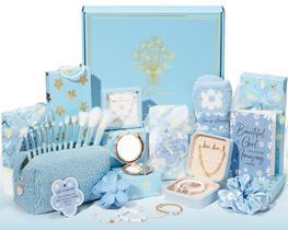 Conjunto de presentes Qinline Birthday para meninas adolescentes com pincéis de maquiagem