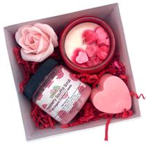 Conjunto de presentes Relaxcation Gentle Raspberry Sugar Scrub Strawberry Conjunto de presentes Relaxcation Gentle Raspberry Sugar Scrub Strawberry