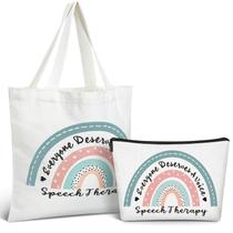 Conjunto de presentes, sacola de fonoaudiólogo Shinylin e bolsa de maquiagem