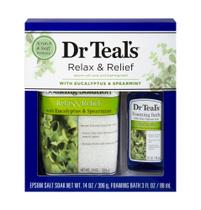 Conjunto de presentes Sampler Dr. Teal's Eucalyptus Epsom Salt & Bath Oil