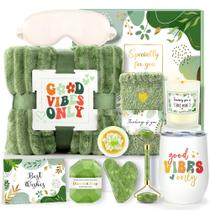 Conjunto de presentes Self Care CHESACE Spa para mulheres com cobertor e copo