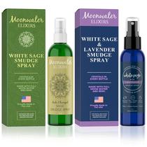 Conjunto de presentes Smudge Spray Moonwater White Sage & Lavender