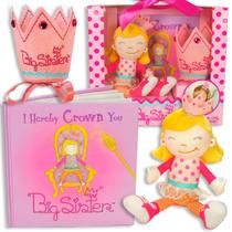 Conjunto de presentes Tickle & Main I Hereby Crown You Big Sister