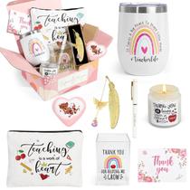 Conjunto de presentes UAREHIBY Teacher Appreciation, copo de 350 ml e muito mais