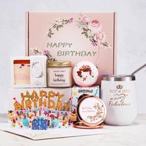 Conjunto de presentes Uwingess Happy Bath para mulheres com frasco de 350 ml e muito mais Conjunto de presentes Uwingess Happy Bath para mulheres com frasco de 350 ml e muito mais
