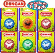 Conjunto de presentes Yo-Yo Duncan Butterfly com 6 cores variadas de Yo-Yo Conjunto de presentes Yo-Yo Duncan Butterfly com 6 cores variadas de Yo-Yo