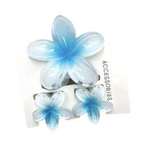 Conjunto De Presilhas De Cabelo Com Flores Coloridas Em Gradiente Para Mulheres E Meninas, Conjunto De Presilhas De Cabelo Com Flores Coloridas Em Gradiente Para Mulheres E Meninas,
