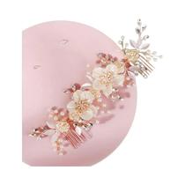 Conjunto De Presilhas De Cabelo De Pérola De Acrílico Luxuoso Para Noivas, Acessórios De Cabelo