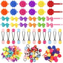 Conjunto de presilhas de cabelo Giegxin, 60 unidades com dobradiça automática para meninas
