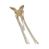 Conjunto De Presilhas De Cabelo Grandes Em Formato De Borboleta Para Mulheres, Clipes De Metal Preto