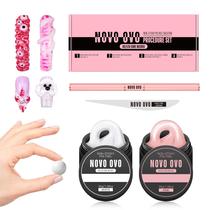Conjunto de procedimentos de solução Polygel NOVO OVO atualizado branco/rosa Conjunto de procedimentos de solução Polygel NOVO OVO atualizado branco/rosa