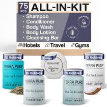Conjunto de produtos de higiene pessoal Terra Pure White Tea & Coconut 75 peças Conjunto de produtos de higiene pessoal Terra Pure White Tea & Coconut 75 peças