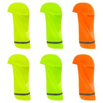 Conjunto de proteção solar Hard Hat Gvhntk, 6 peças com faixa reflexiva