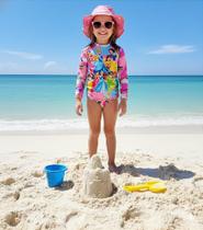 Conjunto de Proteção Solar para Meninas Princesas 4 a 6 Anos