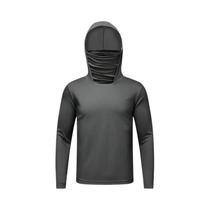 Conjunto De Proteção Solar Para Pesca Masculino plus Size De Verão Com Capuz, Secagem Rápida, Seda