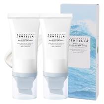 Conjunto de proteção solar putyhet Centella SPF 50 50mL x2 + Sérum Facial