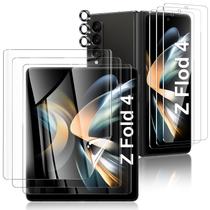 Conjunto de protetor de tela Fotbor para Samsung Galaxy Z Fold 4, pacote 3+3+3