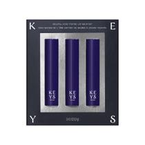 Conjunto de protetor labial colorido Keys Soulcare Soulful Kiss, pacote com 3 Conjunto de protetor labial colorido Keys Soulcare Soulful Kiss, pacote com 3