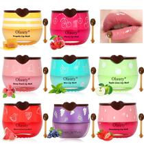 Conjunto de protetor labial Eakroo Bee Honey Pot, 8 peças de morango e melancia